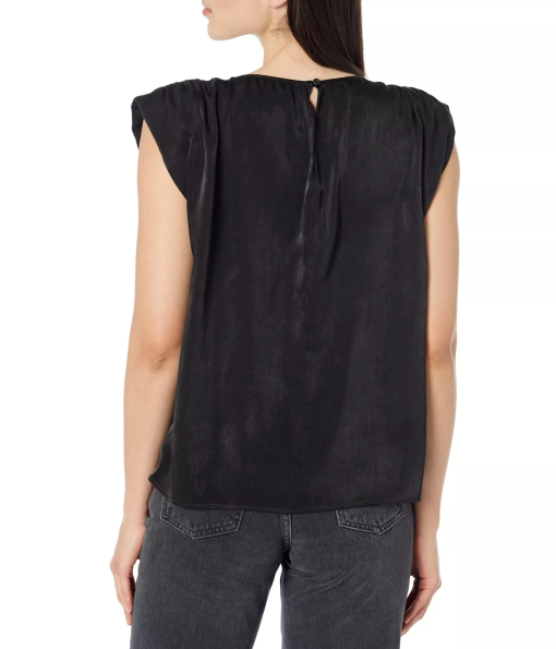 DKNY Black Satin Sleeveless Top - Size L - Women's Blouses - Image 2