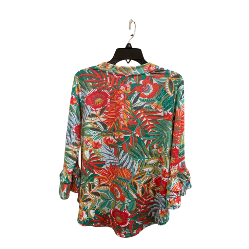 Ruby Rd Floral Blouse Small Green Red Top Women's Clothing - Image 2