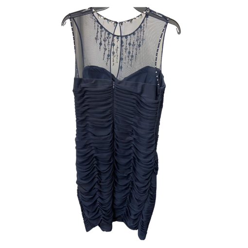 Adrianna Papell Navy Embellished Cocktail Dress Size 6 - Evening Gown - Image 2