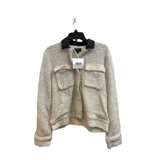 STATIC Beige Boucle Jacket - Size M - Women's Outerwear