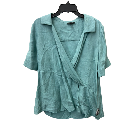 Alfani Teal Blouse Large Women's Top Casual Wear