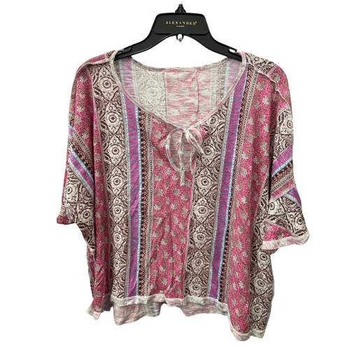 Alexander Pink Floral Top XXL - Women's Blouse