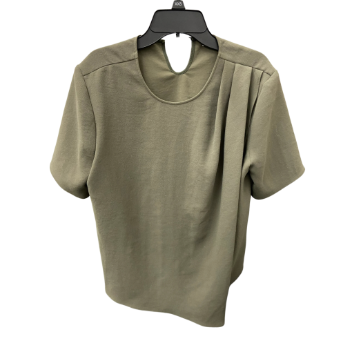 Calvin Klein Olive Green XXS Short Sleeve Top - Women's Shirt