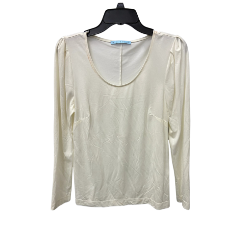 Antonio Melani Cream XXL Long Sleeve Top - Women's Blouse