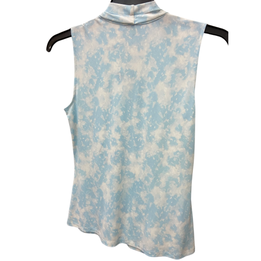 Calvin Klein Blue Floral Sleeveless Blouse Size S - Women's Top - Image 2