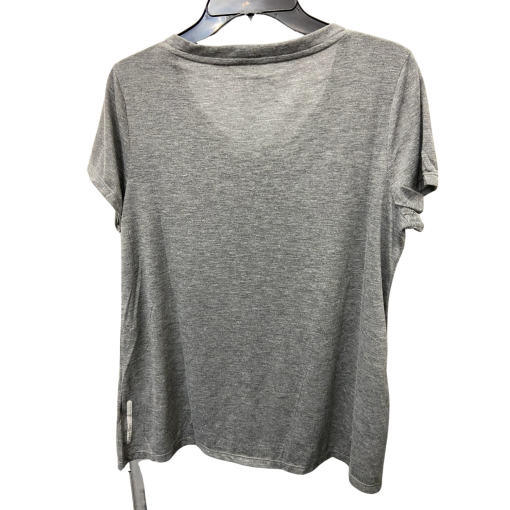 Calvin Klein Performance Gray Knit Top L - Women's Activewear Shirt - Image 2