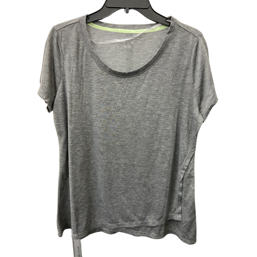 Calvin Klein Performance Gray Knit Top L - Women's Activewear Shirt