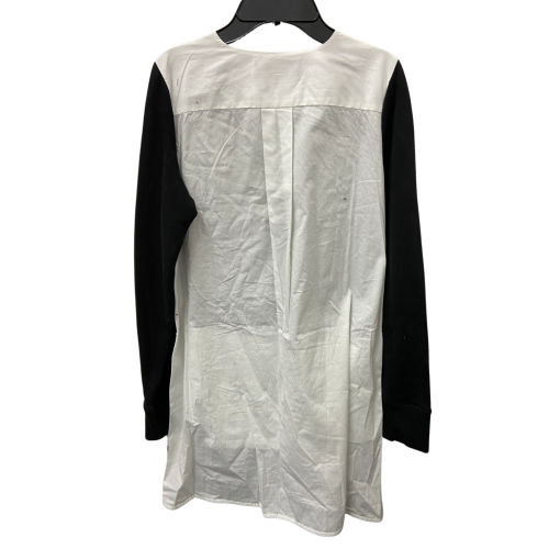 Donna Karan Black & White Sweatshirt Dress - Size S - Women's Clothing - Image 2