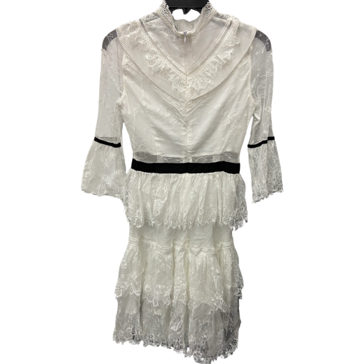 FEW MODA White Lace Dress Small - Special Occasion Dress - Image 2