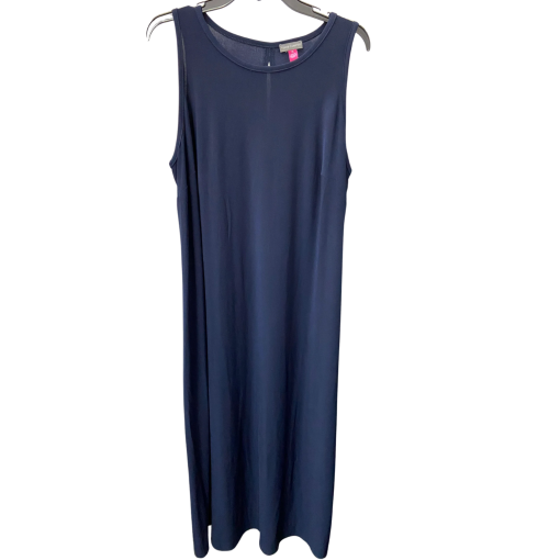 Vince Camuto Navy Maxi Dress 2X | Sleeveless Formal Gown