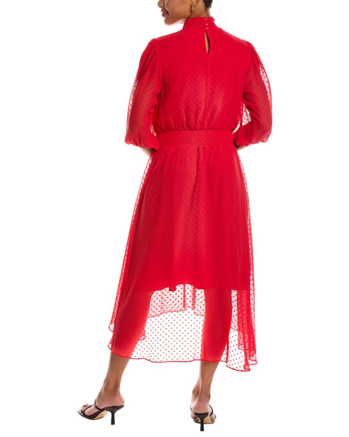 Nanette Lepore Red Midi Dress Size 12 - Women's Dresses - Image 2