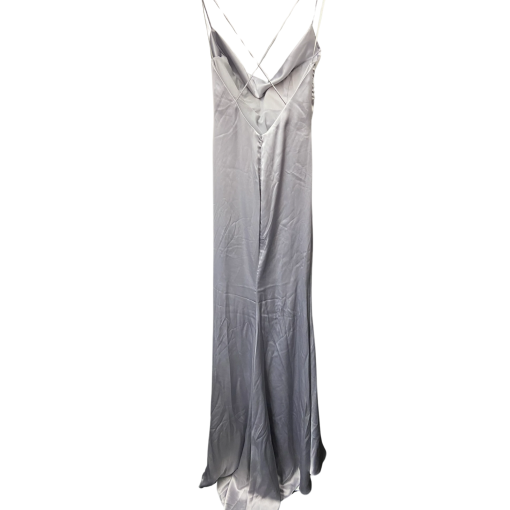 Portia & Scarlett Silver Maxi Dress - Size O - Formal Gown - Image 2