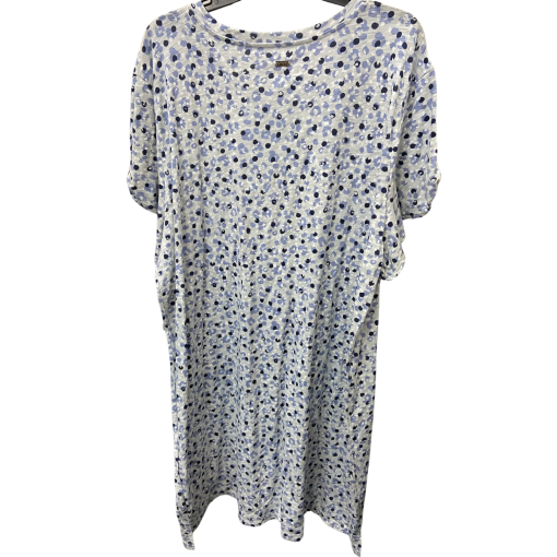 MNY Marc New York Floral Nightgown 3X Blue Sleepwear - Image 2