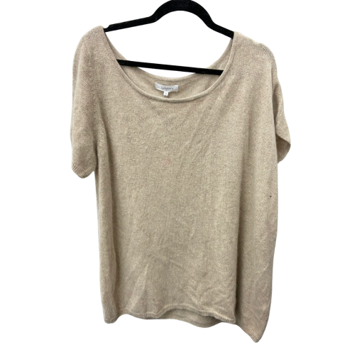 Symphony Beige Knit Top Small - Women's Sweater