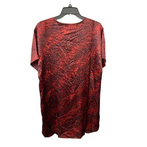 Winlar Red Silk Sleep Shirt Medium - Nightgown - Image 2