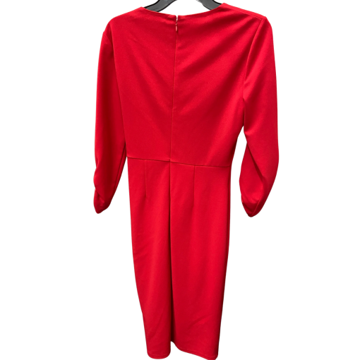 Tahari ASL Red Dress Size 6 | Cocktail Party Dress - Image 2