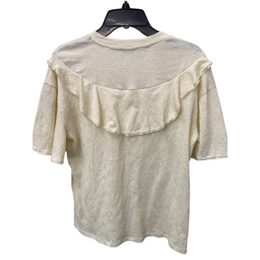 Zac & Rachel Cream Ruffle Top - Women's Blouse - Size: No Size - Image 2