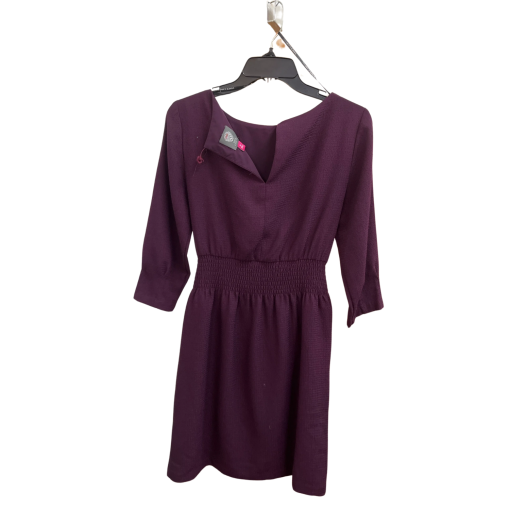 Vince Camuto Plum Tie-Waist Dress Size 6P - Women's Dresses - Image 2