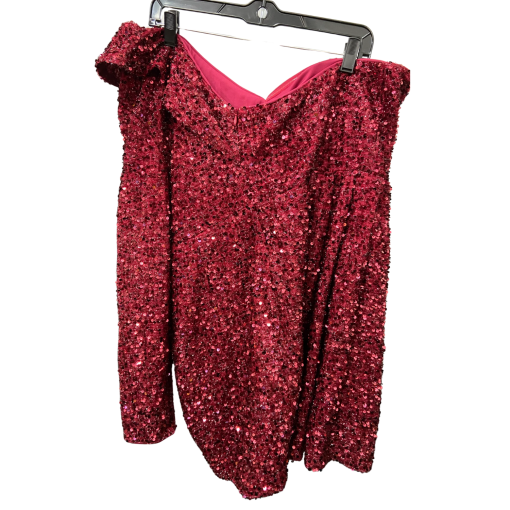 Miss ORD Red Sequin Jumpsuit Plus Size 3XL | Party Outfit - Image 2