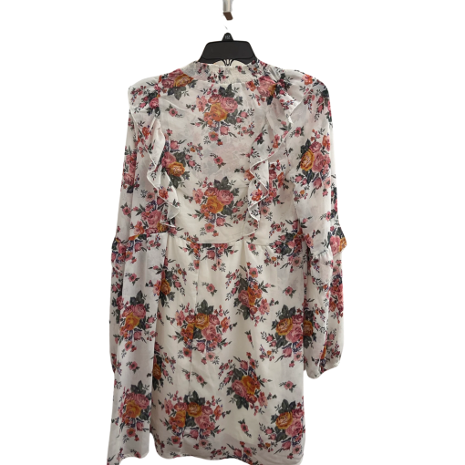 Kit + Sky Floral Print Mini Dress - White, Size M - Women's Dresses - Image 2