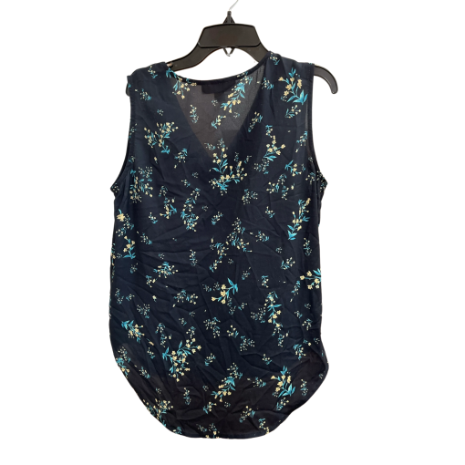 EMALINE Black Floral Sleeveless Top - Size Small - Blouse - Image 2