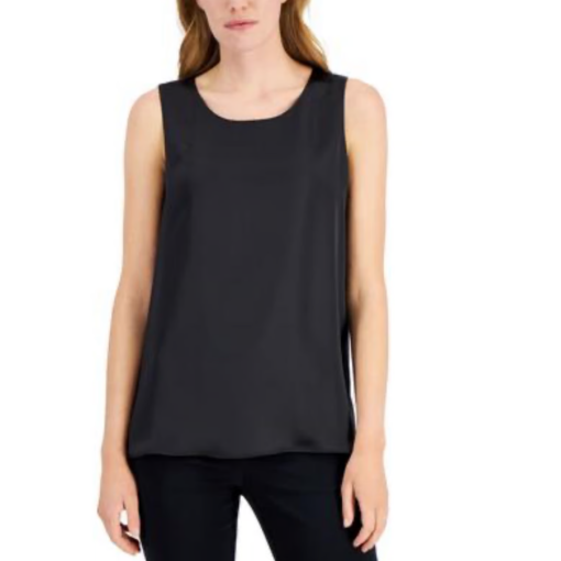 Alfani Black Sleeveless Tank Top - Women's Small - Blouse