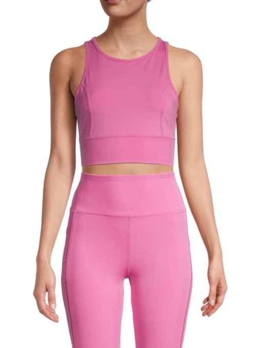 Calvin Klein Pink Sports Bra XS - Workout Top for Women