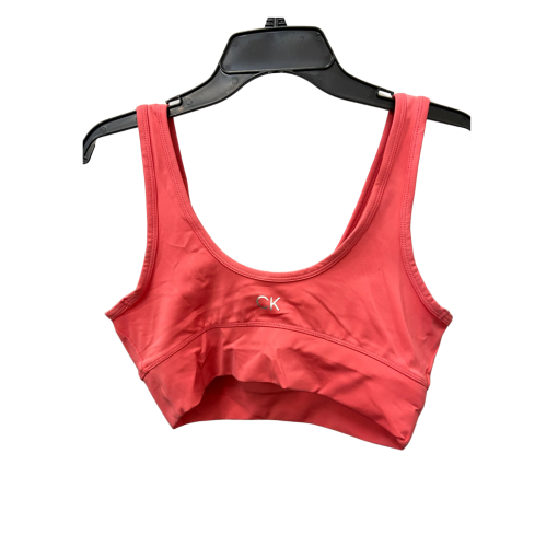 Calvin Klein Coral Sports Bra Medium - Workout Top