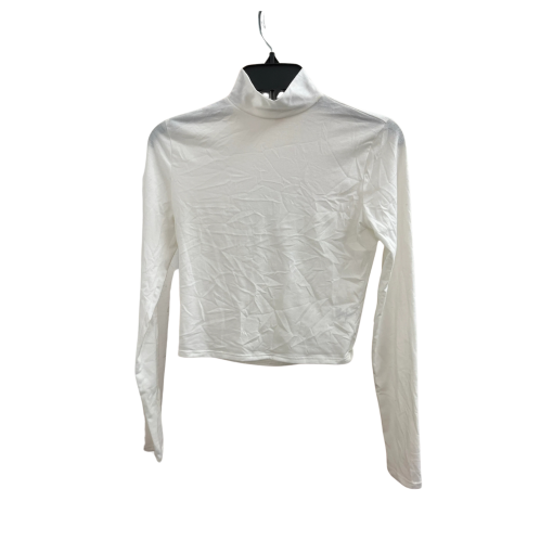 Kingston White Turtleneck Crop Top - XS - Women's Shirts