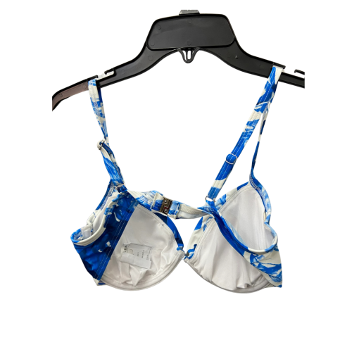 Calvin Klein Blue White Print Bra - No Size - Swimwear Top - Image 2