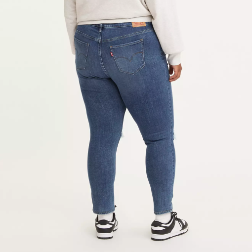 Levi's 711 Skinny Jeans - Lapis Blue - 20W - Women's Denim - Image 2