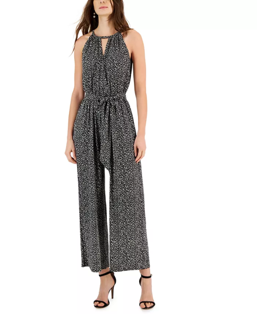 STUDIO by JPR Black Print Jumpsuit - Large - Women's Jumpsuits