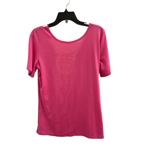 Zeagoo Pink Lace Detail T-Shirt - Women's Top - No Size - Image 2