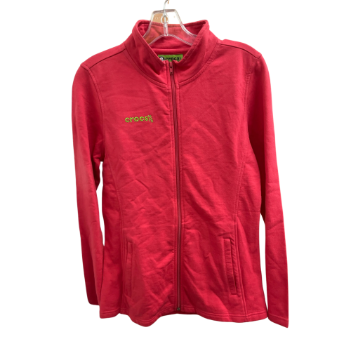 Crocs Rx Red Zip-Up Jacket - Medium - Women's Activewear