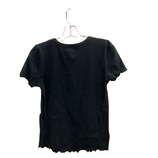 Riley & Rae Black Ribbed Henley Top - Size Small - Women's Shirt - Image 2