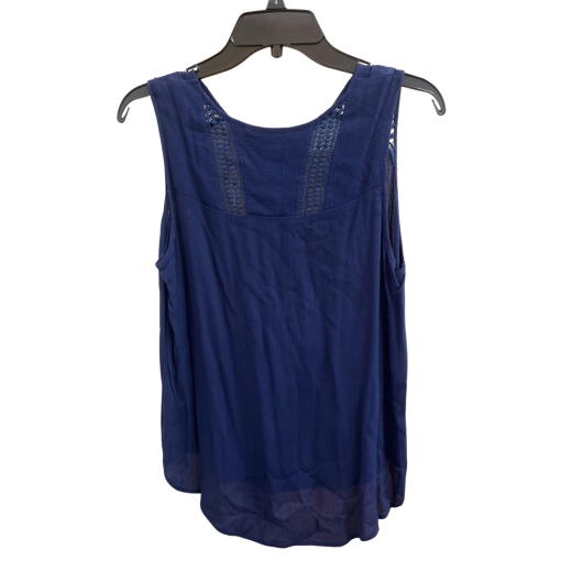 Zac & Rachel Navy Blue Tank Top, Size M, Women's Sleeveless Shirt - Image 2