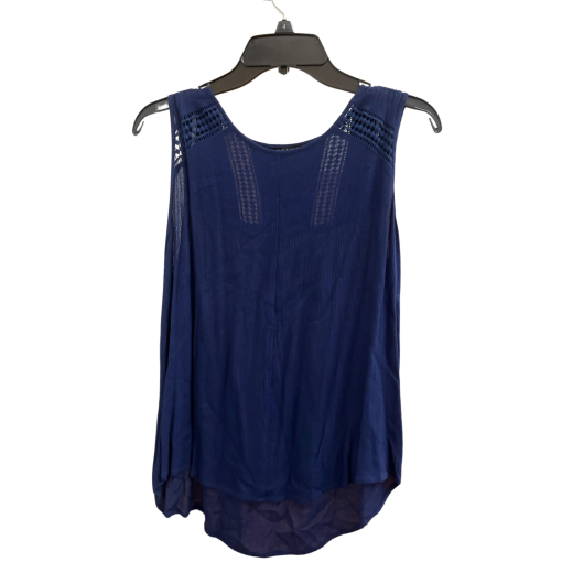 Zac & Rachel Navy Blue Tank Top, Size M, Women's Sleeveless Shirt