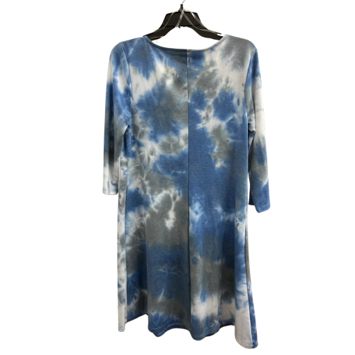 MSK Tie Dye Dress Blue Medium - Women's Casual Dress - Image 2