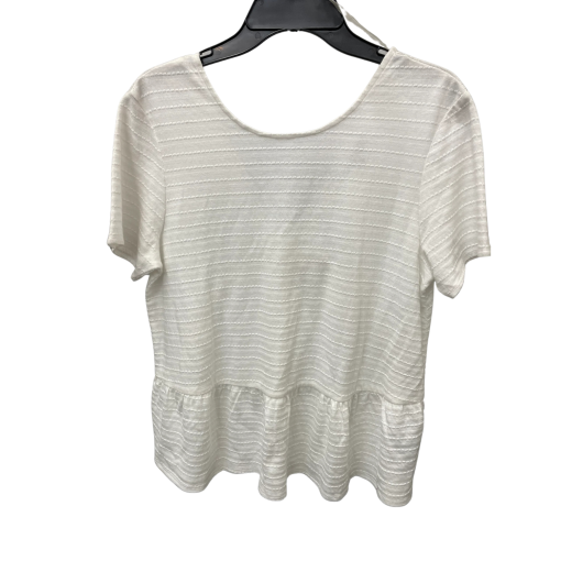 Zac & Rachel White Tie Front Top - Size M - Women's Blouse - Image 2