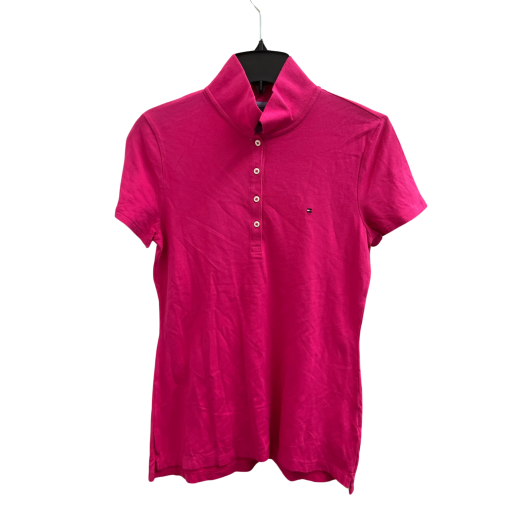 Tommy Hilfiger Pink Polo Shirt Medium - Women's Top