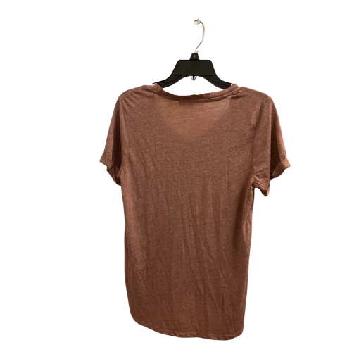 Hippie Rose Brown V-Neck Tee Shirt - Size M - Women's Top - Image 2