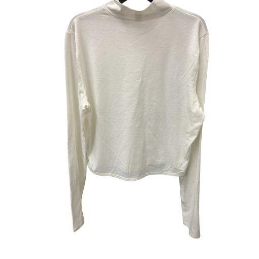 Kingston White Mock Neck Long Sleeve Top - XL - Women's Shirt - Image 2