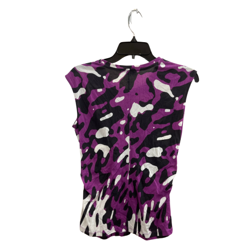 Calvin Klein Purple Camo Sleeveless Top - Size S - Women's Blouse - Image 2