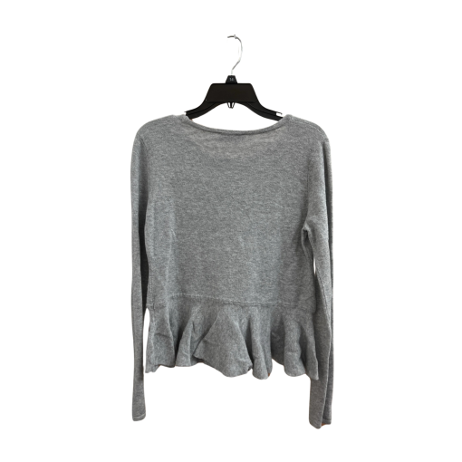 Karl Lagerfeld Gray Peplum Sweater Size S - Women's Top - Image 2