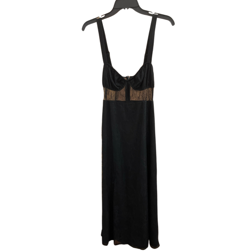 Danielle Bernstein Black Lace Midi Dress XS - Cocktail Dress