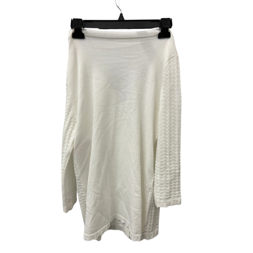 Alfred Dunner White Cardigan Sweater, Size M, Women's Knitwear - Image 2