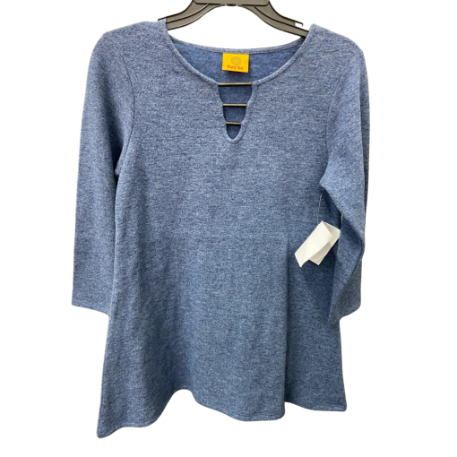 Rudy Rd Indigo Heather Keyhole Tunic Top XS - Women's Blouse