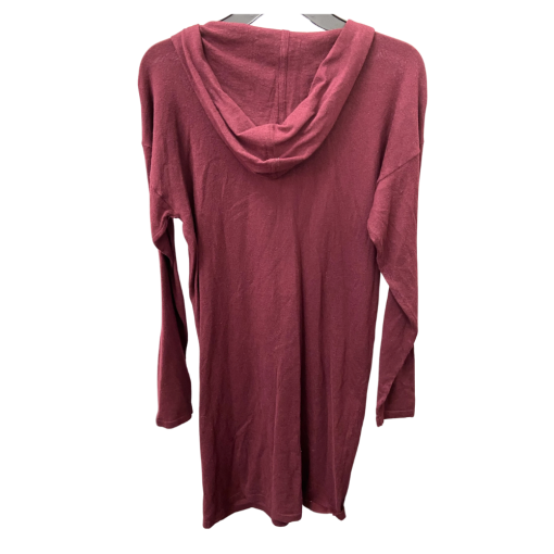 Calvin Klein Burgundy Hooded Dress - No Size - Midi Dress - Image 2