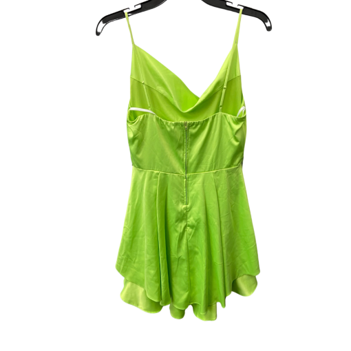 B-Darlin Neon Green Mini Dress Size 9/10 - Party Dress - Image 2