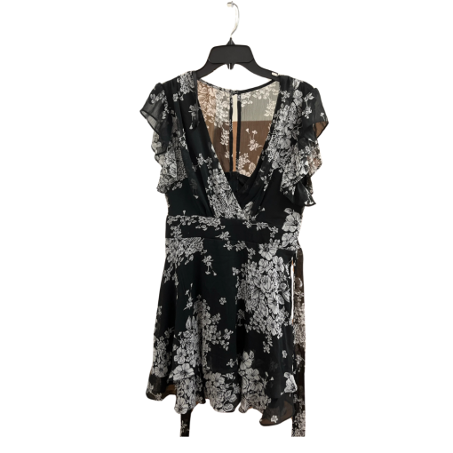 B.Darlin Black Floral Dress Size 13/14 - Women's Cocktail Dress